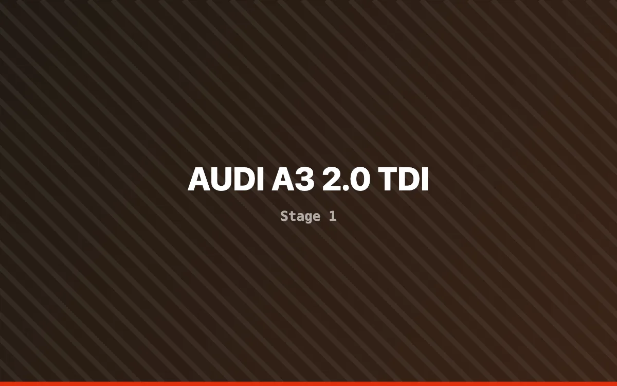 Reprogramación Reprogramación Audi A3 2.0 TDI (150 CV)