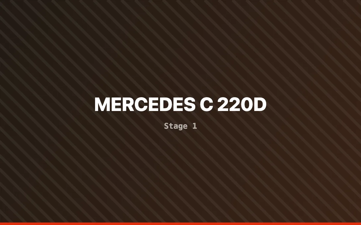 Reprogramación Reprogramación Mercedes C 220d (2.0d)