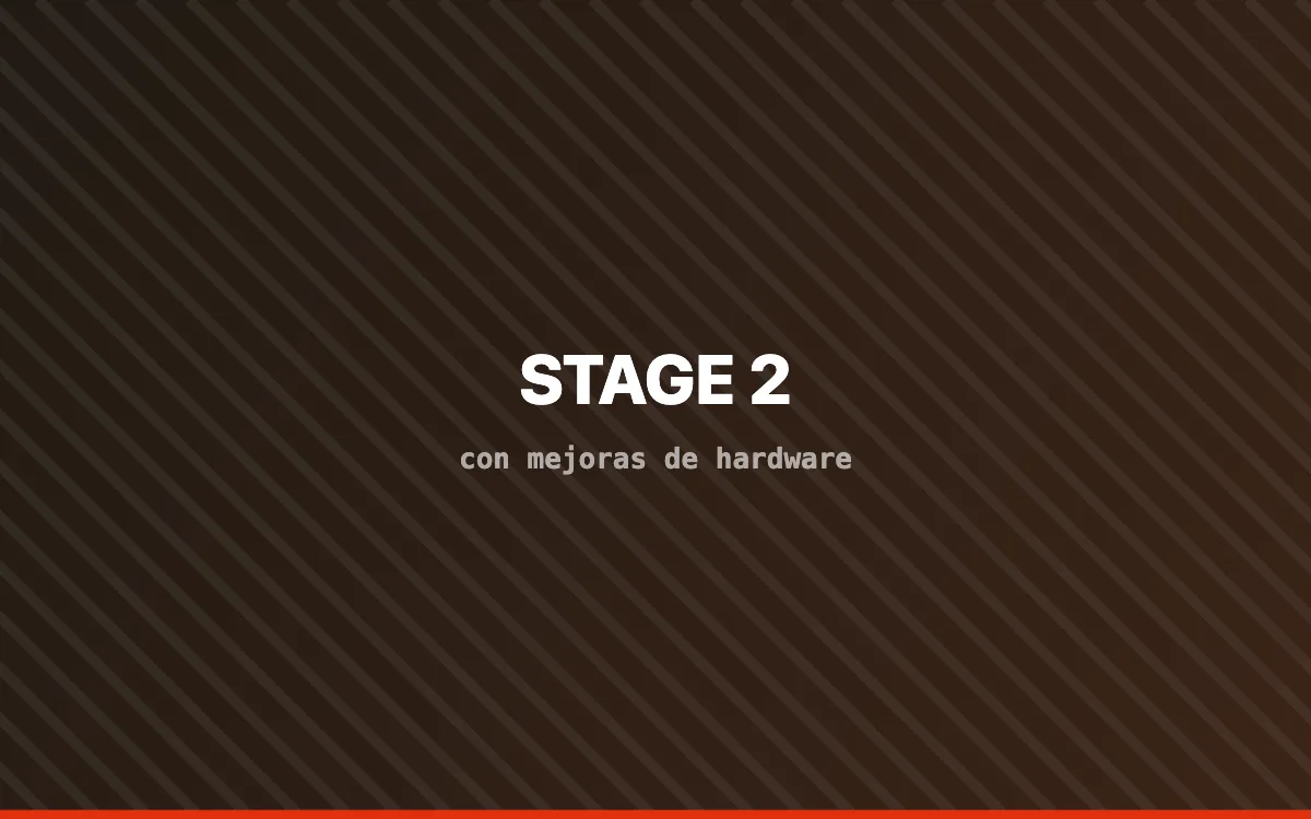 Reprogramación Stage 2 de centralita